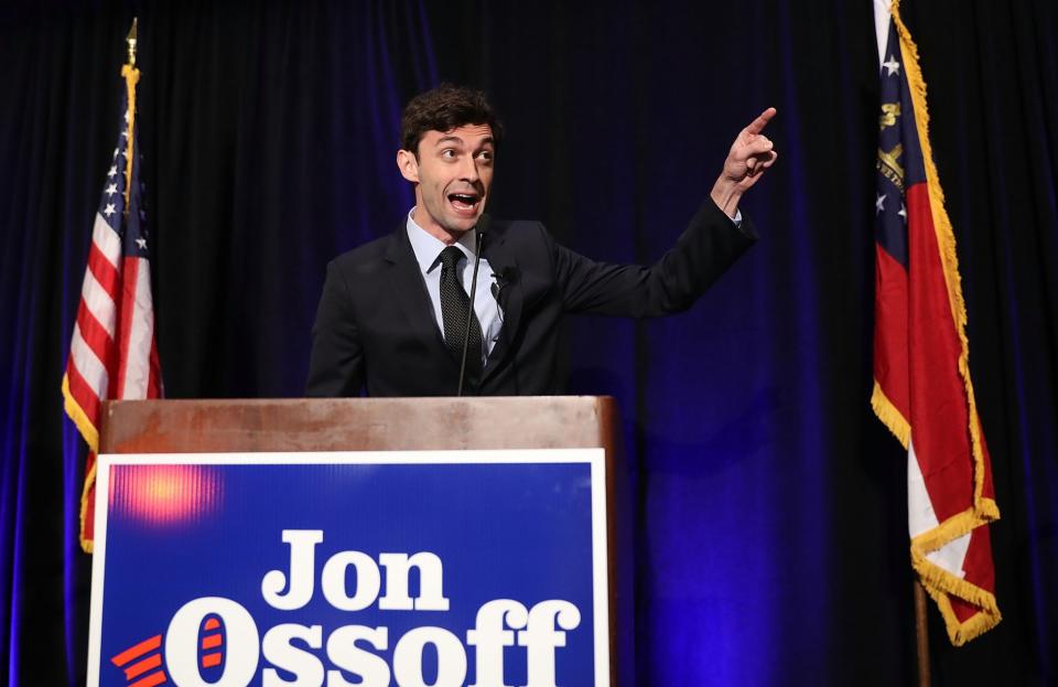 Democratic candidate Jon Ossoff 