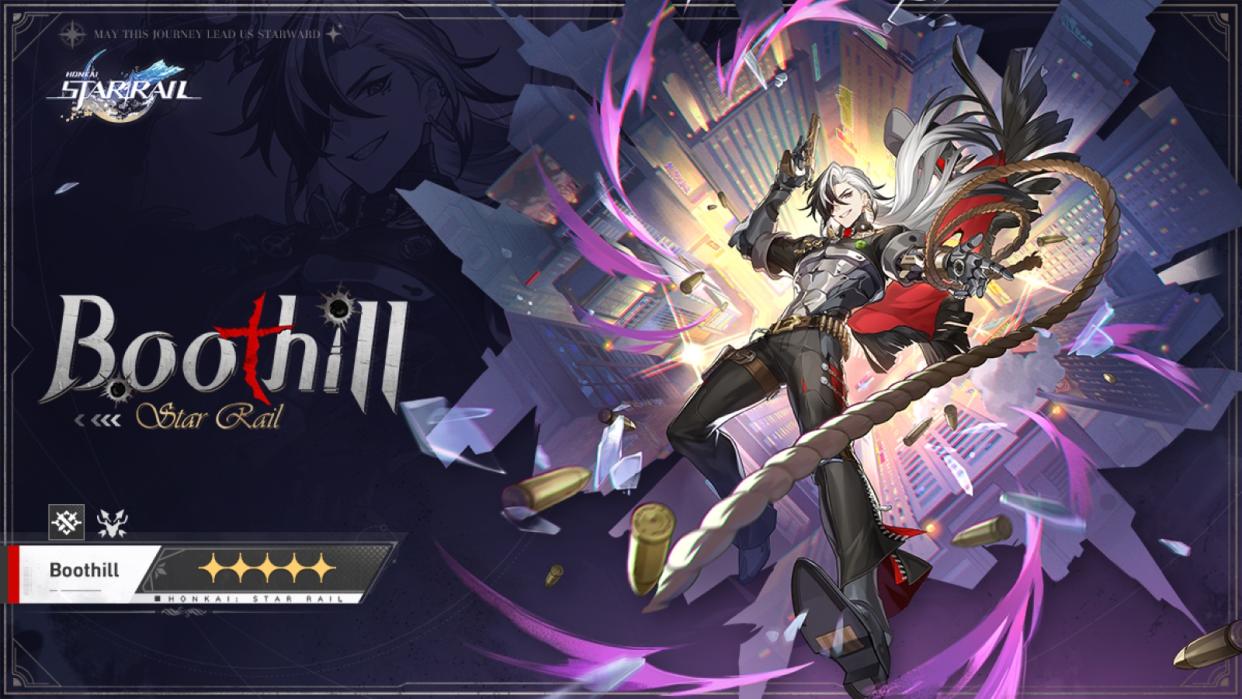 Honkai: Star Rail has revealed the Physical Hunt character Boothill as the second 5-star character debuting in version 2.2 in early May. (Photo: HoYoverse)