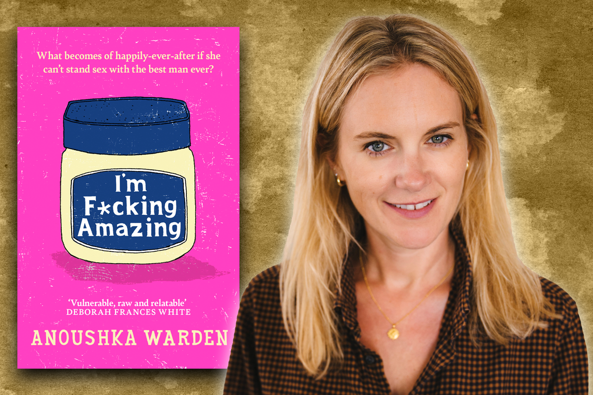 Warden with her bold debut novel ‘I’m F*cking Amazing’ (Orion Books)