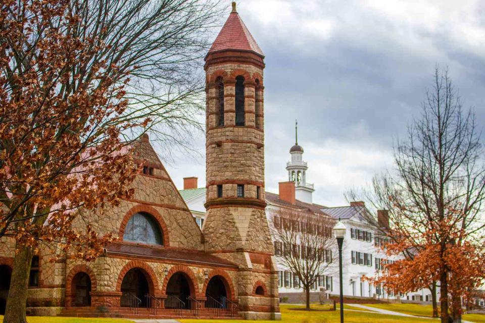 <p>Getty</p> Dartmouth College in Hanover, N.H.