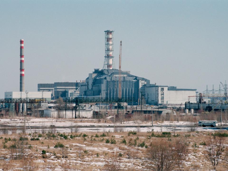 A photo of Chernobyl Nuclear Power Plant