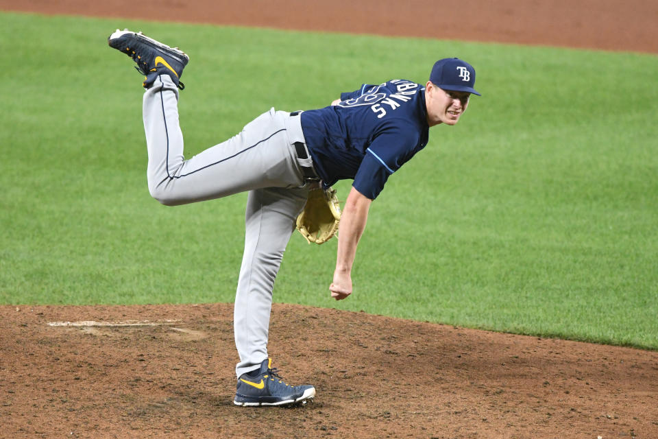 Pete Fairbanks歸隊後表現優異。（Photo by Mitchell Layton/Getty Images）