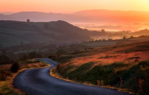 The roads of Wales are far from crowded - Credit: GETTY