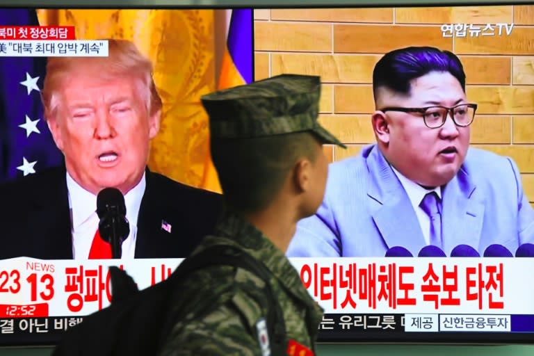 US President Donald Trump says that five locations are under consideration for his expected meeting with Kim Jong Un, the leader of nuclear-armed North Korea -- but he gave no clues as to what they might be