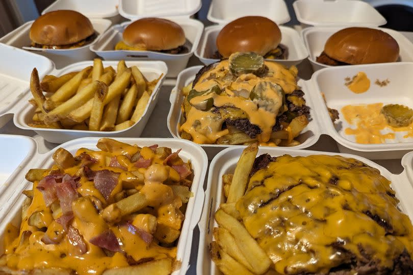 Loaded fries and burgers from That Burger Place