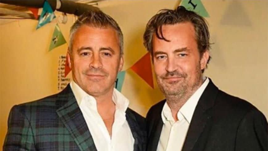 Matt and Matthew in London. Photo: Matt LeBlanc Twitter