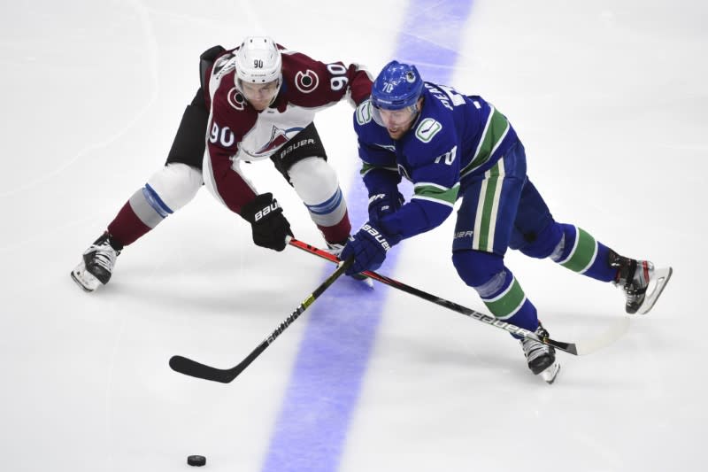 NHL: Colorado Avalanche at Vancouver Canucks