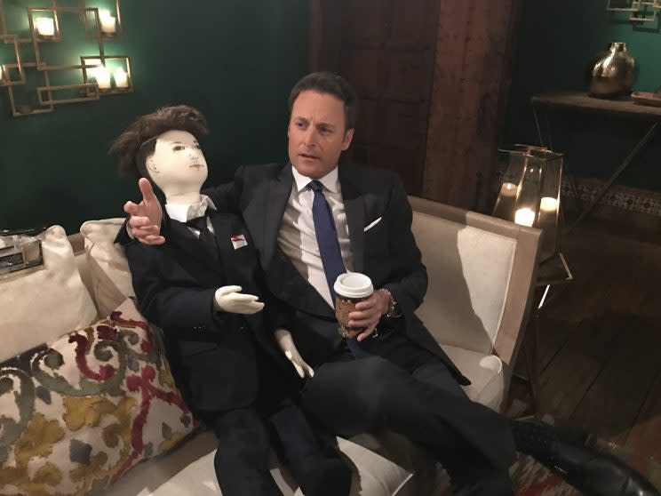 Adam Junior hangs with Chris Harrison. (Photo: Chris Harrison)