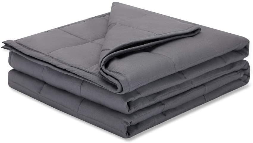 This weighted blanket is made from natural cotton. With almost 10,000 reviews, it's "I<a href="https://www.huffpost.com/topic/in-its-prime" target="_blank" rel="noopener noreferrer">n Its Prime</a>" as we like to say. <a href="https://amzn.to/3k0s3Nx" target="_blank" rel="noopener noreferrer">Originally $120, get it now for $80 at Amazon</a>.