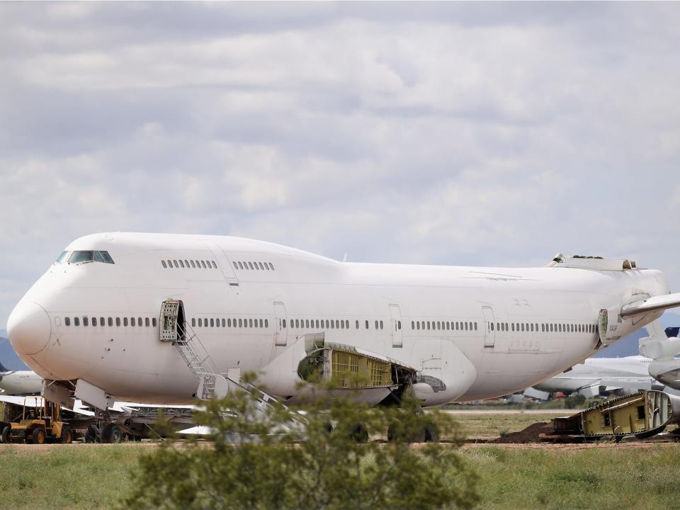 Aircraft boneyard Pinal Air Park covid-19