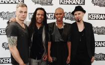 Anfang der 2000-er gab es auch bei Skunk Anansie einen Durchhänger, 2001 kam es zur Auflösung. Seit der Wiedervereinigung 2009 (in Originalbesetzung) wird aber wieder regelmäßig Musik veröffentlicht, nach "Anarchytecture" (2016) erschien 2019 die Jubiläums-Platte "25Live@25". (Bild: Getty Images/Ian Gavan)