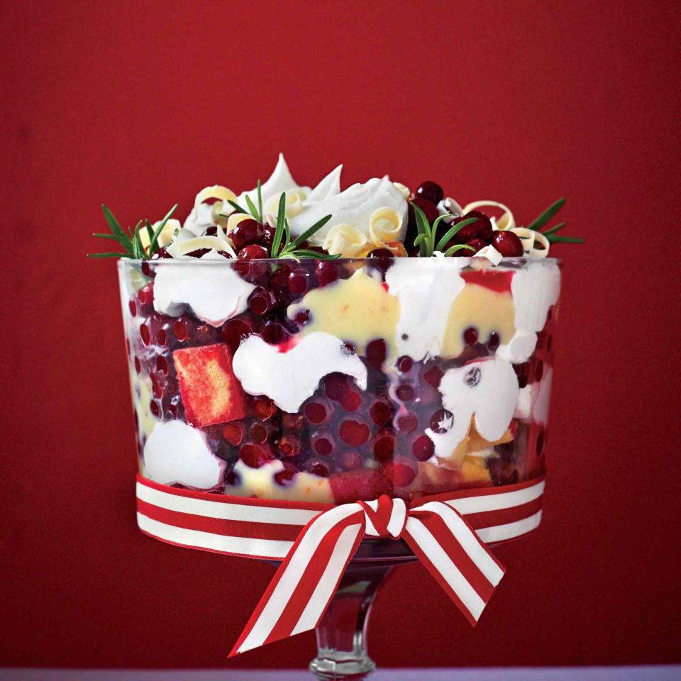 Cranberry Dreamsicle Trifle