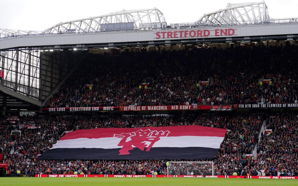 Old Trafford during Manchester United's FA Cup victory over Liverpool