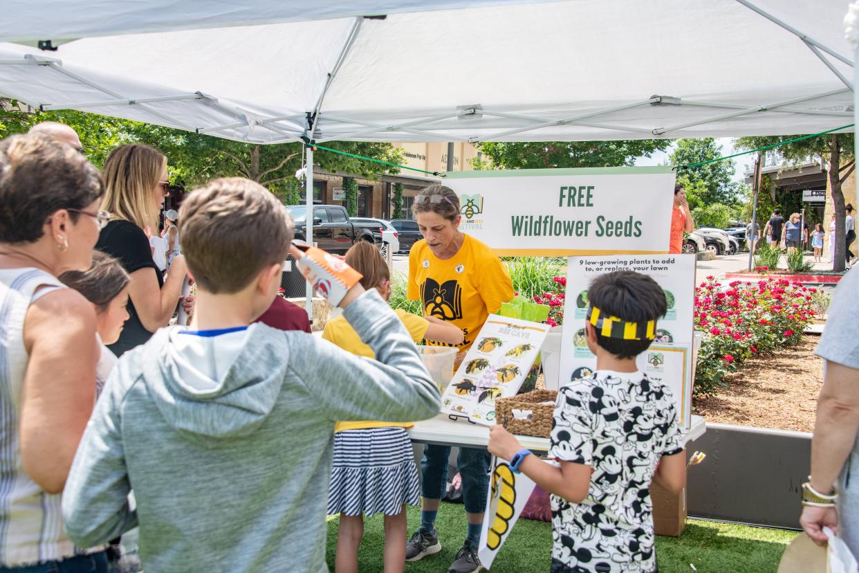 Last year's Books and Bees Festival featured free wildflower seeds for attendees. This year's festival runs April 1-2.