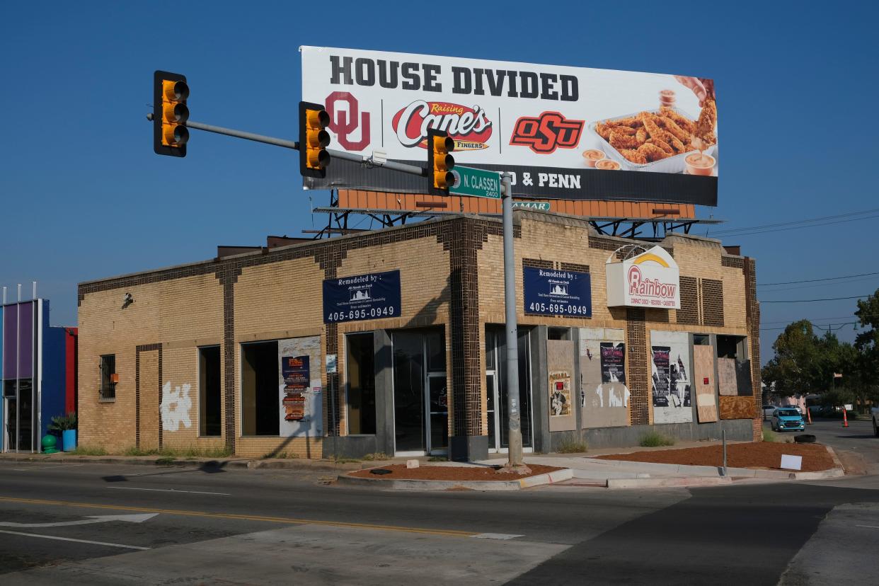 After 20 years of vacancy, the former home of Rainbow Records, 2401 N Classen Blvd., a piece of Oklahoma City's rock 'n' roll history, might soon be getting cleaned up for future occupancy.