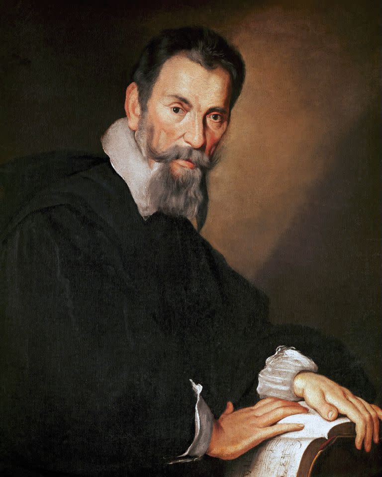 Claudio Monteverdi retratado por Bernardo Strozzi (c. 1630)