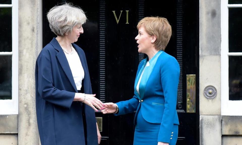 Theresa May told Scotland’s first minister Nicola Sturgeon the four nations of the UK represent an ‘unstoppable force’.