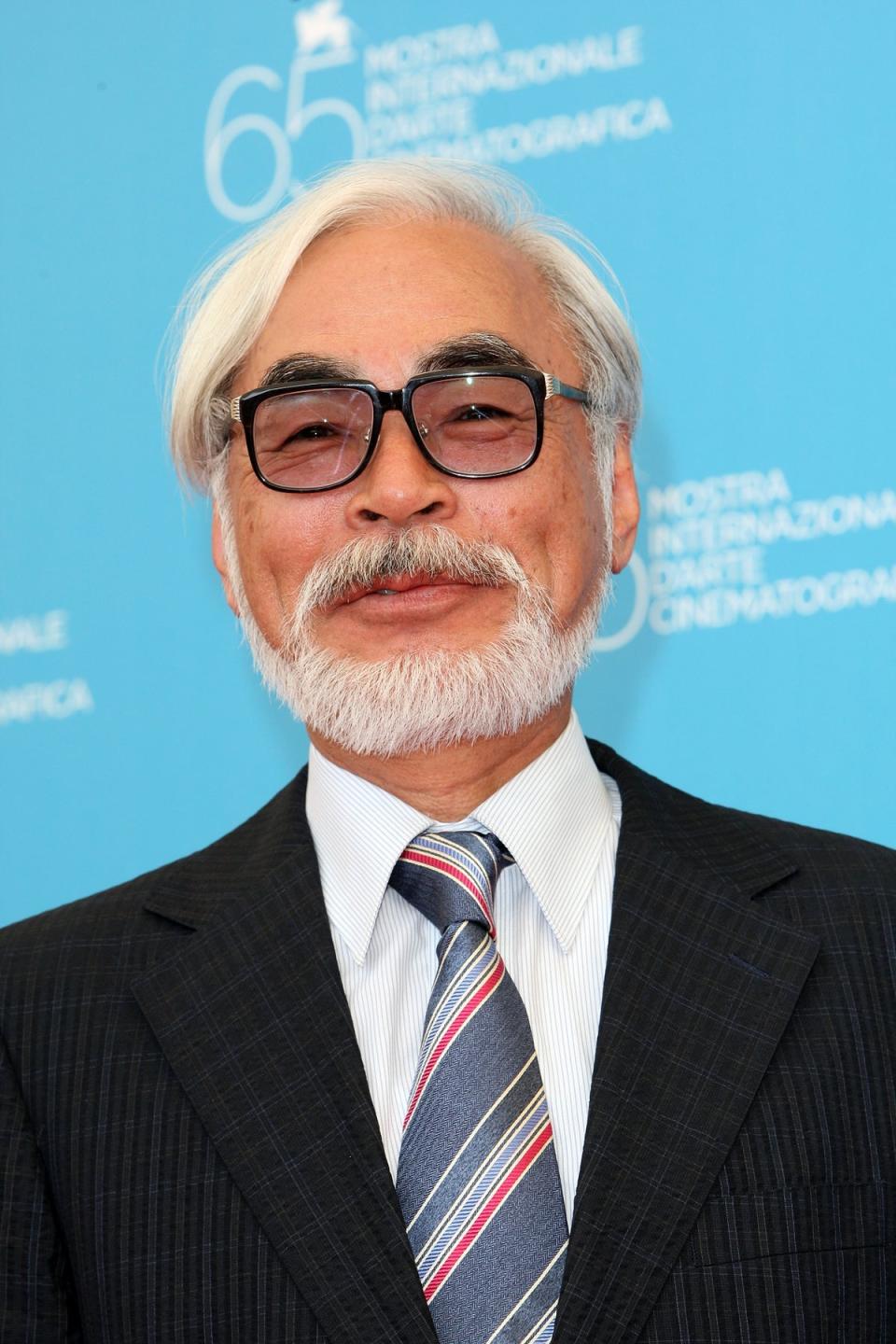The master: Miyazaki at the Venice Film Festival in 2008 (Getty)