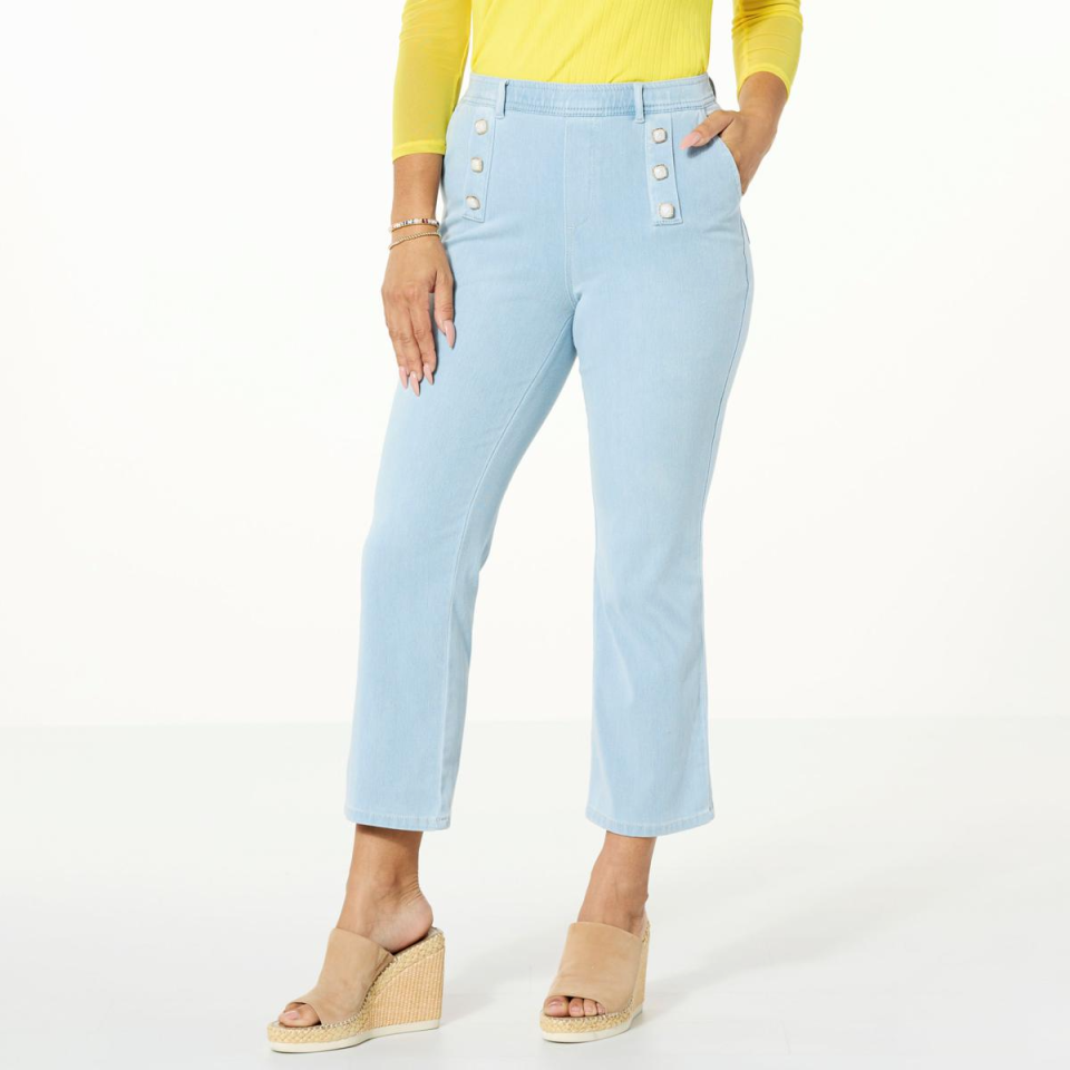 C. Wonder by Christian Siriano Pull-on Denim Pant