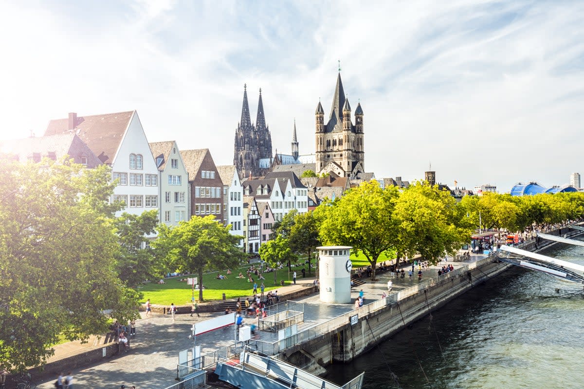 Scotland and England are both playing matches in the very walkable Cologne (Getty/iStock)