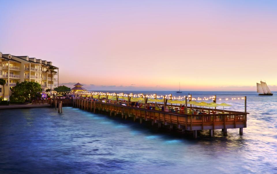 Sunset pier ... at sunsetOcean Key Resort and Spa