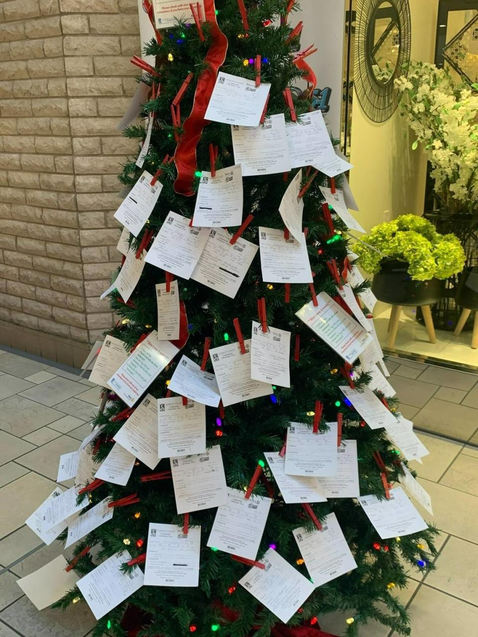 The Community Christmas Tree, an annual effort to provide holiday gifts to needy children in Stanislaus County, is up at Modesto’s Vintage Faire Mall. Nov. 27, 2021