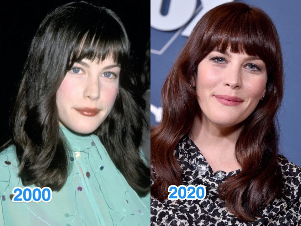liv tyler then and now