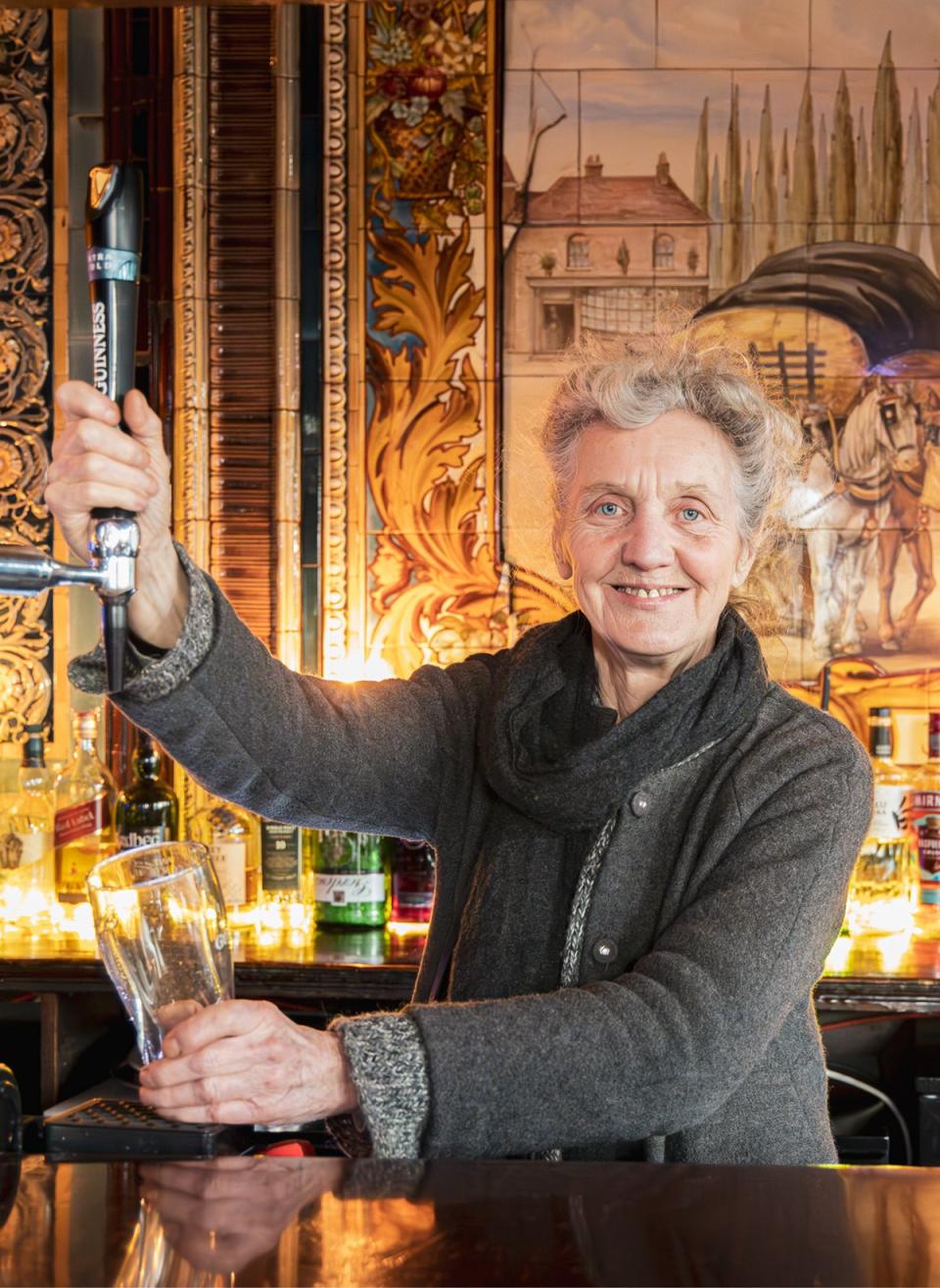 Pauline Forster, landlady of The George Tavern, Stepney Green (Tim George)