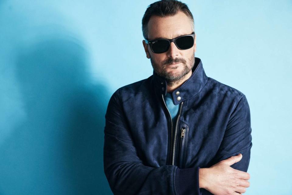 Eric Church says that, in preparation for their current tour, he and his band spent eight days rehearsing at PNC Music Pavilion this past June — the same month he bought a minority stake in the Charlotte Hornets. Robby Klein