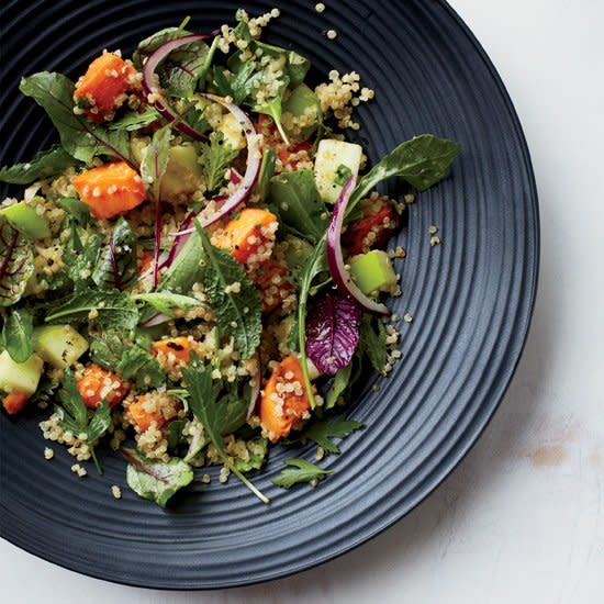 Quinoa Salad with Sweet Potatoes and Apples