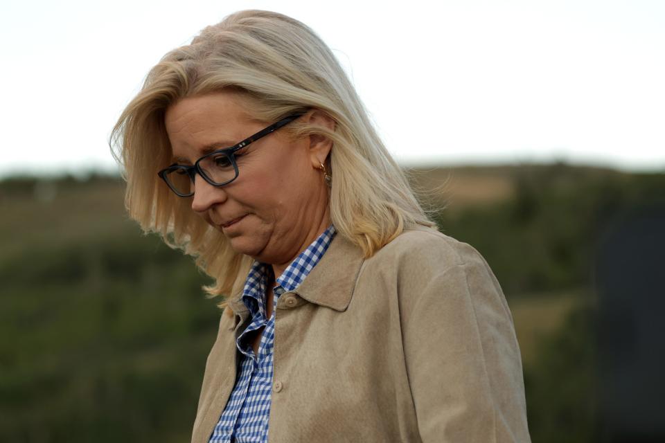 Rep. Liz Cheney, R-Wyo., says in Jackson that she's considering a presidential run, hours after her defeat in the GOP primary on Aug. 16, 2022.