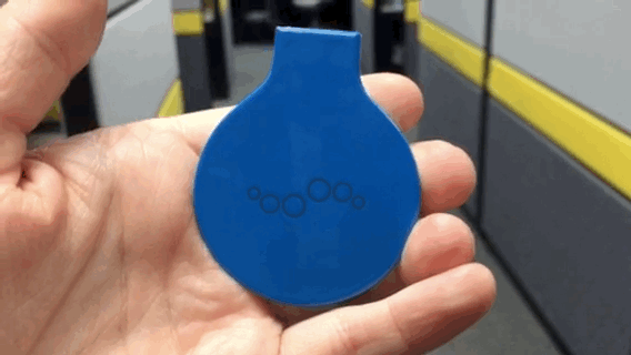 GIF of Breeze breathalyzer