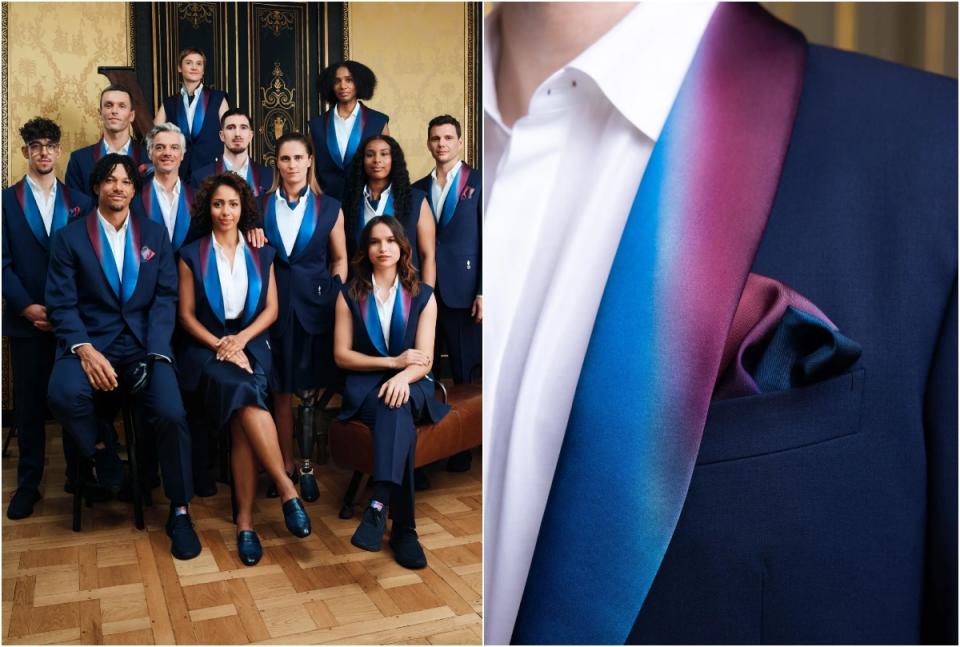 Is Paris 2024 the most fashionable sports event?Taking stock of the most eye-catching team uniforms: Paris Berluti gradient suit, American Ralph Lauren distressed jeans