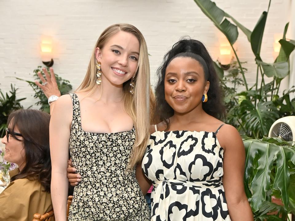 Sydney Sweeney and Quinta Brunson (Getty Images for Glamour x Tory)