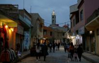 A view shows the Christian town of Qaraqosh