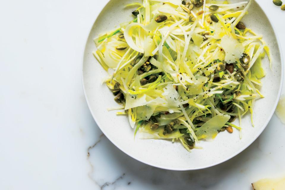 Crunchy Winter Slaw with Asian Pear and Manchego