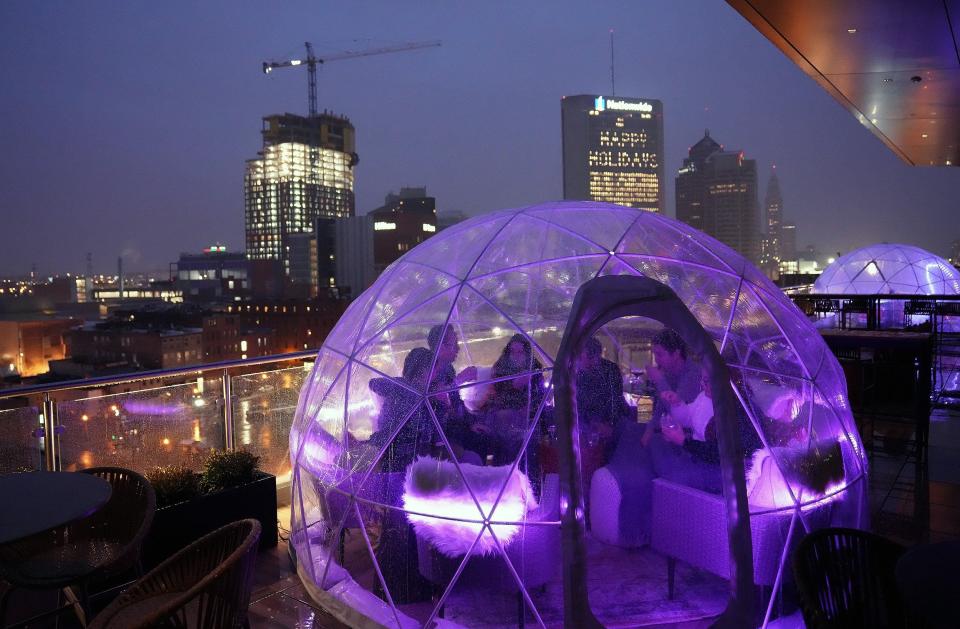 Why not take advantage of an evening out at one of the igloos available, such as Lumin Sky Bar & Kitchen?