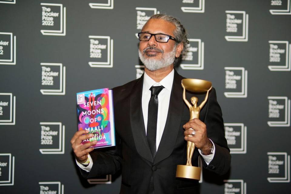 Shehan Karunatilaka, the 2022 Booker Prize winner for his novel ‘The Seven Moons of Maali Almedia’ (Copyright 2022 The Associated Press. All rights reserved)