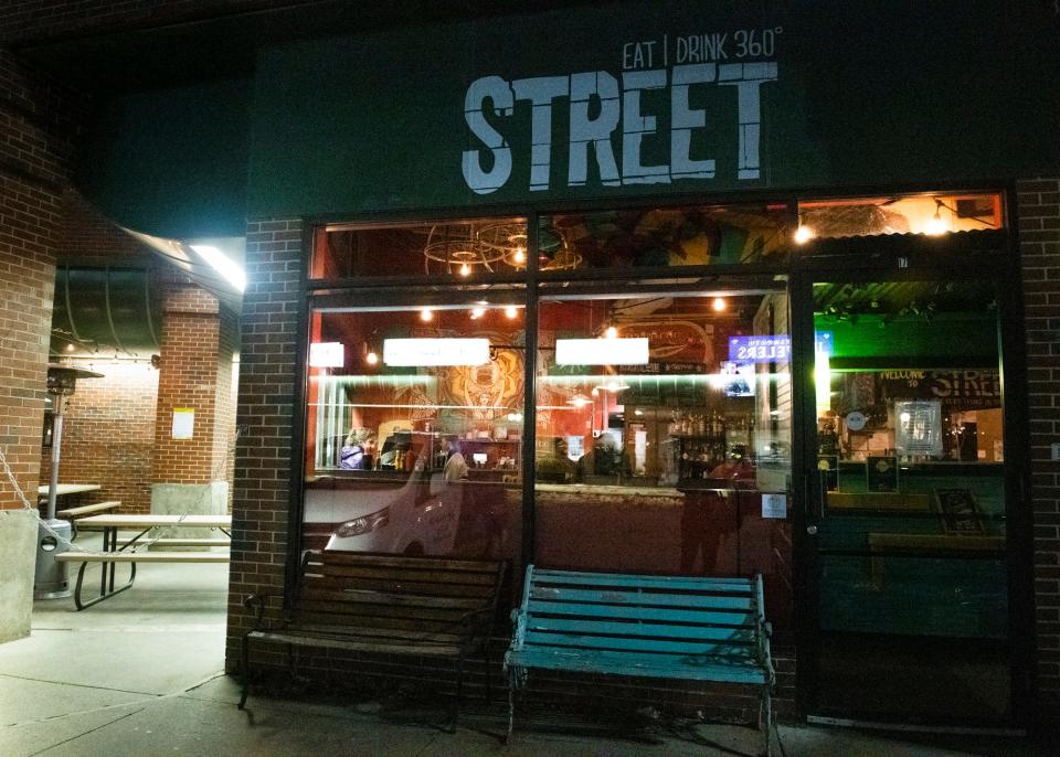 Customers dine at Street restaurant in the West End of Portsmouth Friday, Nov. 19, 2021. Street will provide outdoor seating and heaters for customers  throughout the winter.