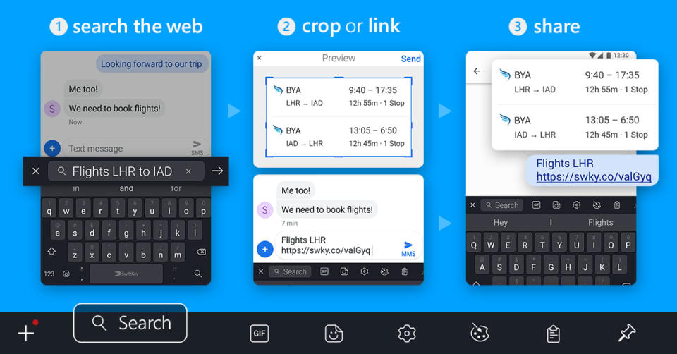 SwiftKey for Android Search