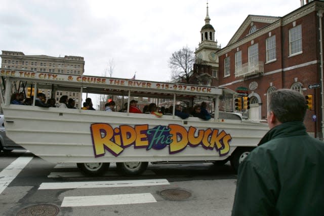 Tourist hit and killed by duck boat