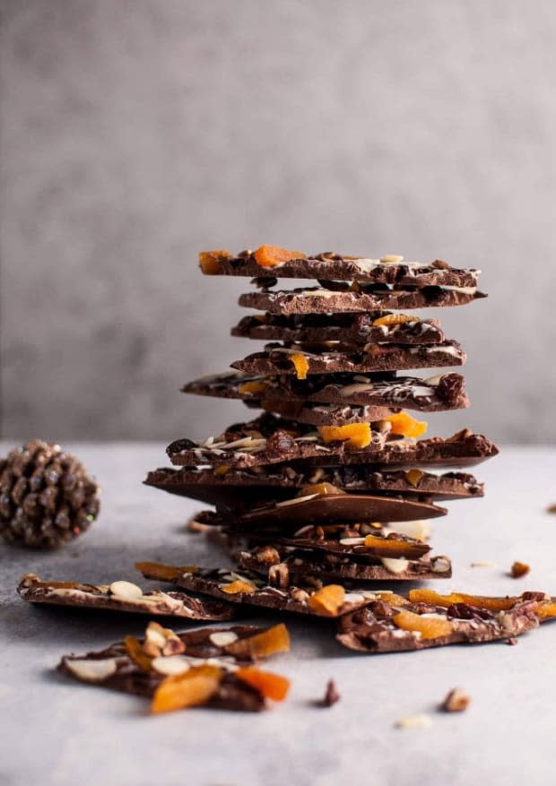 <p><a href="https://www.saltandlavender.com/fruit-nut-chocolate-bark/" rel="nofollow noopener" target="_blank" data-ylk="slk:Salt & Lavender;elm:context_link;itc:0;sec:content-canvas" class="link ">Salt & Lavender</a></p>