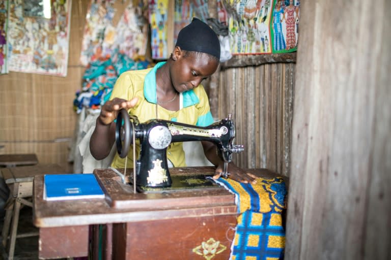 Originally from Togo, Josephine, 16, is one of many young people to have left their home country in search of better oppprtunities within the region