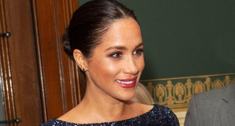 Shop Meghan Markle’s berry-red lipstick look