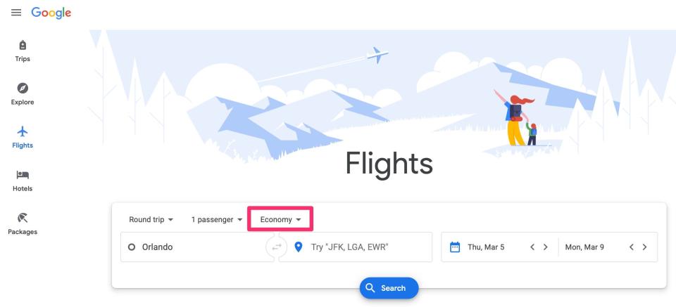 How to book a flight on Google Flights
