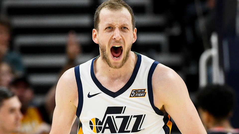 The Utah Jazz have extended Joe Ingles contract by one year, giving the Aussie an extra $20 million AUD. (Photo by Alex Goodlett/Getty Images)