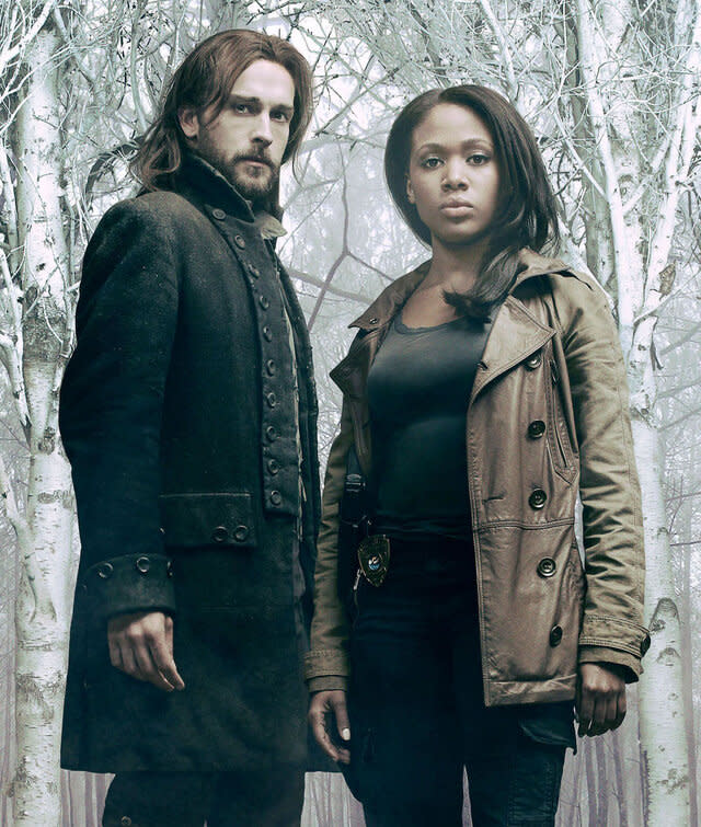 Tom Mison an Nicole Beharie as Ichabod Crane & Abbie Mills in Sleepy Hollow