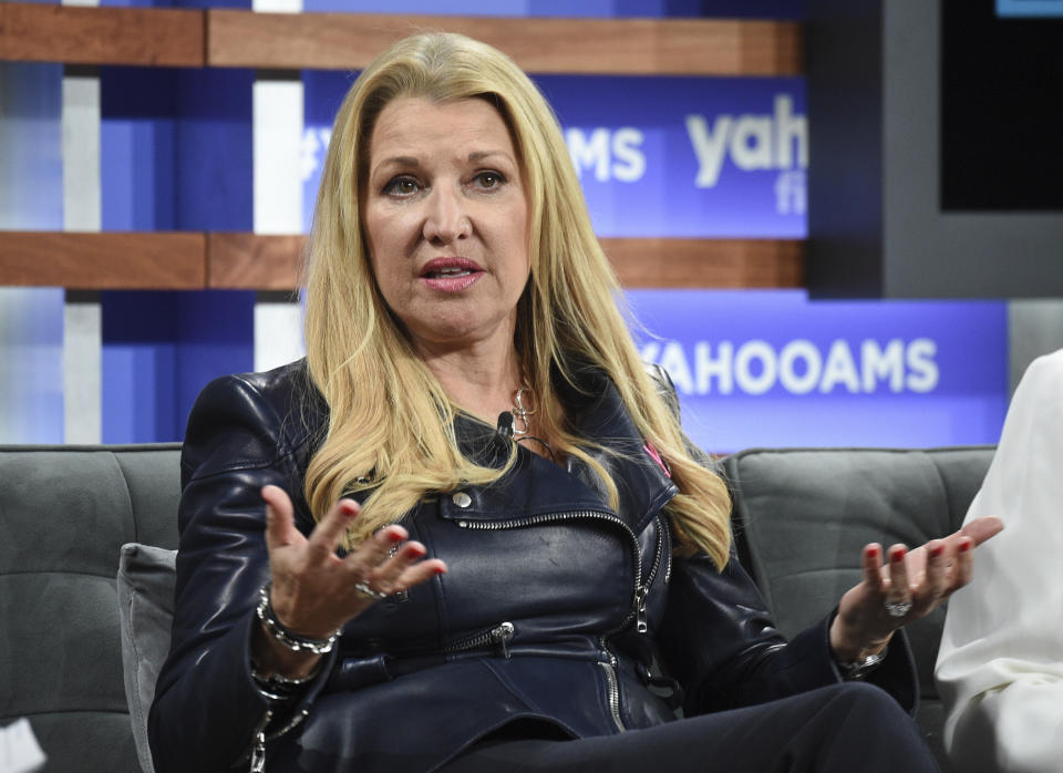 WW International CEO Mindy Grossman participates in the Yahoo Finance All Markets Summit at Union West on Thursday, Oct. 10, 2019, in New York. (Photo by Evan Agostini/Invision/AP)