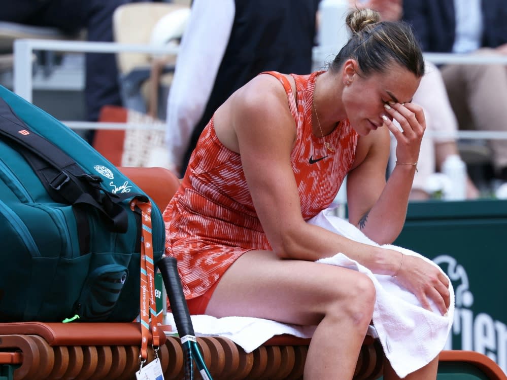 Aryna Sabalenka kann in Wimbledon nicht antreten (ALAIN JOCARD)