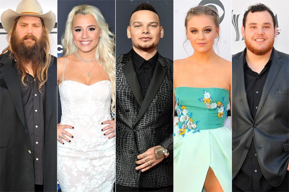 Chris Stapleton, Gabby Barrett, Kane Brown, Kelsea Ballerini, Luke Combs